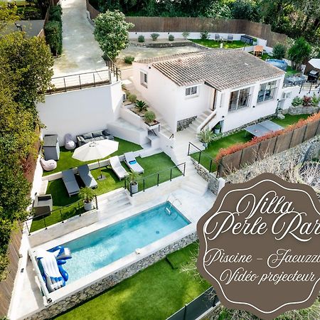 Piscine-Jacuzzi-Videoprojecteur-Clim La Perle Rare Villa Мужен Екстериор снимка